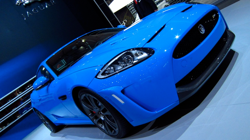 Illustration for article titled The XKR-S is the bluest Jaguar... in the world